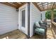 Cozy patio area features comfortable chairs and a pergola, perfect for relaxing outdoors at 774 Belrose Dr, Smyrna, GA 30080