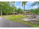 Expansive lawn in the backyard, perfect for outdoor activities and enjoying the natural surroundings at 1572 Azalea Dr, Lawrenceville, GA 30043