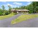 Beautiful one-story home with lush landscaping, a covered porch, and a long driveway at 1572 Azalea Dr, Lawrenceville, GA 30043