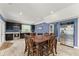 Spacious kitchen and dining area with stainless steel appliances and plenty of seating at 1572 Azalea Dr, Lawrenceville, GA 30043
