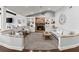 Inviting living room with a stone fireplace and custom built-in bookshelves at 1572 Azalea Dr, Lawrenceville, GA 30043