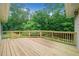 Expansive wooden deck perfect for outdoor relaxation and entertaining guests at 2140 Old Orchard Lane Ln, Canton, GA 30114