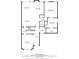 Main floor plan with kitchen, dining area, living room, primary bedroom, and bathrooms at 3015 Arbor Song Ct, Cumming, GA 30041