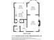 Layout of the main floor featuring a kitchen, dining room, living room, and bathroom at 1117 Haven Glen Ne Ln, Brookhaven, GA 30319