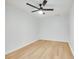Bedroom with new floors and a ceiling fan at 1226 Kelly Nelson Ct, Lawrenceville, GA 30043