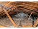 Unfinished attic space with exposed rafters at 1691 Houghton N Ct, Atlanta, GA 30338