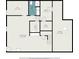 Basement floor plan featuring a sitting room, gym, bathroom, and storage area at 1691 Houghton N Ct, Atlanta, GA 30338