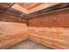 Interior cedar closet featuring cedar walls and base parquet flooring at 1691 Houghton N Ct, Atlanta, GA 30338