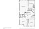 Second floor plan featuring bedrooms, bathrooms, and laundry room at 3401 Village Green Dr, Roswell, GA 30075