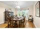Elegant dining room featuring hardwood floors, bay window, classic furniture and natural light at 348 7Th Ne St, Atlanta, GA 30308