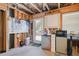Unfinished basement area with outside access and storage at 218 Ballymore Lane Ln, Acworth, GA 30102
