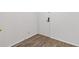 Condo entryway with hardwood flooring, white walls, and neutral colors provide a blank canvas at 3236 Henderson Mill Rd # 1, Chamblee, GA 30341