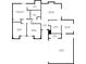 Detailed floor plan showcasing the layout with bedrooms, bathrooms, living spaces, kitchen, and garage at 1272 Sherwood Dr, Norcross, GA 30093