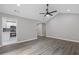 View of the Living Room and kitchen area showcasing hardwood floors and an open concept at 1272 Sherwood Dr, Norcross, GA 30093