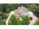 Aerial view of a house and surrounding trees at 2845 Echols Road Rd, Cumming, GA 30041