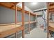 Spacious basement area with storage shelves for organization at 2845 Echols Road Rd, Cumming, GA 30041