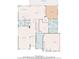 Detailed first floor plan showing layout of living room, kitchen, Gathering room, bedroom, and garage at 2845 Echols Road Rd, Cumming, GA 30041