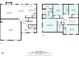 Detailed floor plans showcasing layout of both floors including bedrooms, bathrooms, living and garage at 207 Cross Rd, Acworth, GA 30102