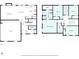 Detailed floor plans showcasing layout of both floors including bedrooms, bathrooms, living and garage at 207 Cross Rd, Acworth, GA 30102