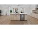 Bright kitchen with a large island, stainless steel dishwasher, and plenty of counter space at 332 Mount Zion Rd, Oxford, GA 30054