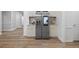 Modern kitchen featuring stainless steel refrigerator and elegant cabinetry with great natural light at 332 Mount Zion Rd, Oxford, GA 30054