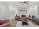 Inviting living room showcases a ceiling fan and neutral tones, creating a serene ambiance at 332 Mount Zion Rd, Oxford, GA 30054