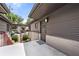Modern condo with corrugated steel exterior and a gated front porch at 1355 Euclid Ne Ave # A8, Atlanta, GA 30307