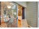 Balcony view into dining and living room, showcasing the cohesive design and natural light at 15 Waddell Ne St # 101, Atlanta, GA 30307