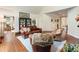 A spacious living room with hardwood floors, stylish furniture, and a cozy atmosphere at 350 Fountain Oaks Ln, Atlanta, GA 30342