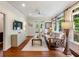 Bright living room with hardwood floors, lots of light, and access to the outside at 350 Fountain Oaks Ln, Atlanta, GA 30342