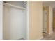 Interior closet featuring shelving and rod with a door and flooring at 1102 Wynnes Ridge Se Cir, Marietta, GA 30067
