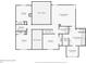 Upstairs floor plan featuring bedrooms, bathrooms, primary bedroom, and laundry room at 3595 Millwater Xing, Dacula, GA 30019