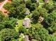 Aerial view of a home surrounded by lush trees, showcasing its private location at 501 Samaritan Dr, Cumming, GA 30040