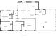Detailed floor plan illustrating the layout of bedrooms, living spaces, and kitchen at 501 Samaritan Dr, Cumming, GA 30040