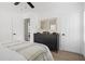 Light and airy bedroom featuring warm tones, modern decor, and lots of storage space at 2086 Harold Se Ave, Smyrna, GA 30080