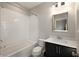 Cozy bathroom with tub, shower and modern vanity at 345 Glen Iris Ne Dr # 5, Atlanta, GA 30312