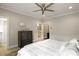 Spacious bedroom with a modern ceiling fan, complemented by natural light at 345 Glen Iris Ne Dr # 5, Atlanta, GA 30312