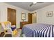 Bedroom featuring a bed, ceiling fan and closet at 4920 Tremont Ne Dr, Marietta, GA 30066
