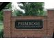 Community sign for 'Primrose at the Villages of East Point' at 1005 Bayrose Cir # 5A, Atlanta, GA 30344