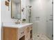 Beautiful bathroom with sleek glass shower, modern fixtures, and stylish vanity at 1658 E Clifton Ne Rd, Atlanta, GA 30307
