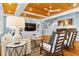 Comfortable living room with hardwood floors, built-in shelving, and a cozy atmosphere for relaxation and entertainment at 1658 E Clifton Ne Rd, Atlanta, GA 30307