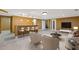 Finished basement includes a bar with pendant lighting, tile floors, and tv at 4474 Michael Jay St, Snellville, GA 30039