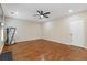 Living room features hardwood floors, fireplace, and recessed lighting at 4474 Michael Jay St, Snellville, GA 30039