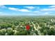 Beautiful aerial view of neighborhood homes surrounded by lush greenery and mature trees at 3158 Crestmont Nw Way, Kennesaw, GA 30152