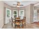 Bright breakfast nook with windows, table, and chairs, perfect for casual dining at 3158 Crestmont Nw Way, Kennesaw, GA 30152