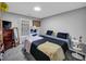 Serene bedroom featuring soft lighting and a skylight at 250 Daileys Plantation Dr, Mcdonough, GA 30253