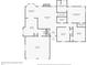 First floor layout showing the kitchen, dining room, living room, bedrooms and garage at 250 Daileys Plantation Dr, Mcdonough, GA 30253