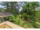 Beautiful backyard view from a private balcony of the home at 705 Clubhouse Se Dr, Conyers, GA 30094