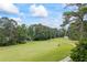 Picturesque golf course view with well-manicured green and mature trees on a sunny day at 705 Clubhouse Se Dr, Conyers, GA 30094