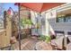 Outdoor patio with pergola, fire pit, and plenty of room for seating at 1753 Liberty Pkwy, Atlanta, GA 30318